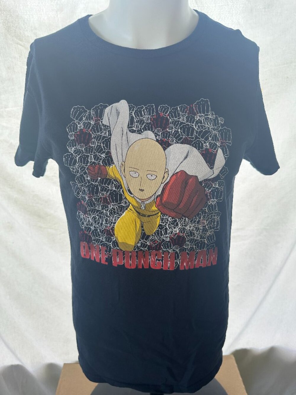 One Punch Man Gee Viz Media Men's Black T Shirt Size Medium